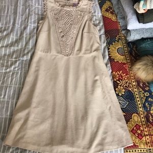 High neck velvet dress